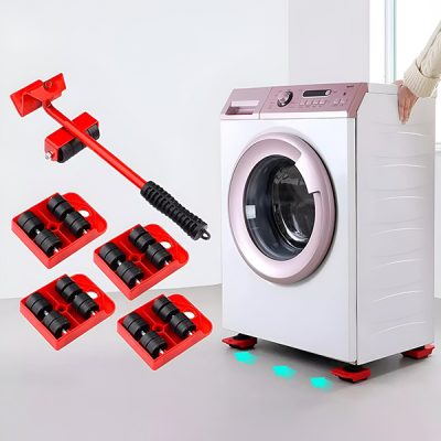 Juego para mover muebles con 4 deslizadores y elevador | LIFTROLLERS